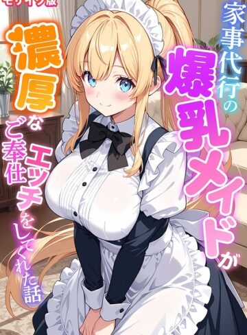 StudioSR❤家事代行の爆乳メイドが濃厚なご奉仕エッチをしてくれた話 モザイク版- フルカラー